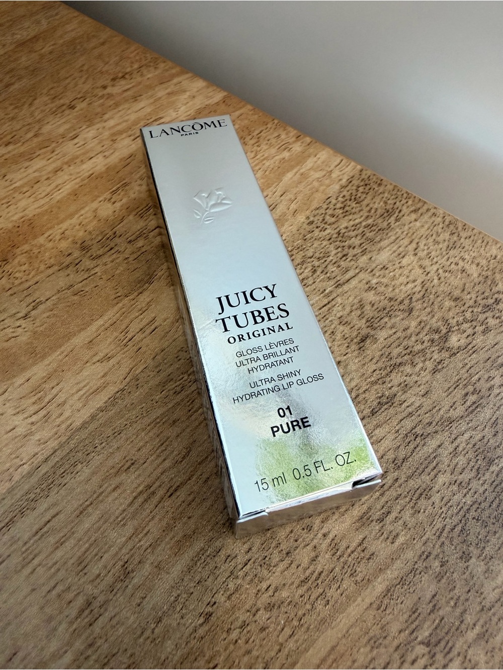 Lancôme Juicy Tubes Original Lip Gloss 01 Pure | New In Box | Sealed